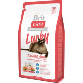 Суха Хипоалергенна Храна за Котки - Brit care Lucky - с високо съдържание на пиле